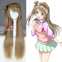 Minami Kotori długa prosta peruka na imprezę Cosplay włosy