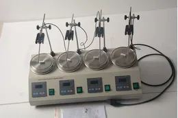 4 units Multi-unit Digital Thermostatic Magnetic Stirrer mixer with Hotplate