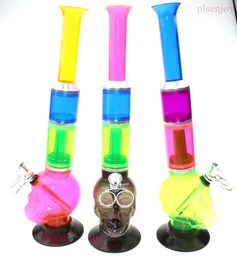 Acrylic Hookah 13 Inches Tall Smoking Tobacco Bong Water Shisha Various Colors with Color Box Wholesale