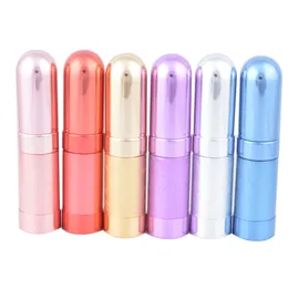 Hot 6ml Perfumy Perfumy Perfumy Butelka Aluminiowa Refillable Butelki Spray Atomizer Puste Kosmetyczne Pojemniki