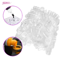 Wholesale-1000pcs/Bag Plastic Tattoo Ink Pigment Cap Cups M Size For Tattoo Accessories Cleaning Products