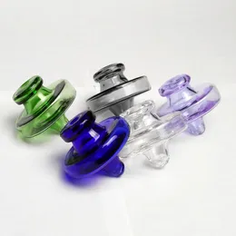 Quartz Banger Bolha Carb Cap Chapéu Estilo Colorido UFO Carb Caps Cúpula para Quartzo Térmico P Banger Unhas Dabber Vidro Bongs Dab Oil Rigs