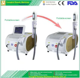 無料船CE承認承認施設恒久的強度パルスライト脱毛レーザー皮膚の若返り機器IPL脱毛機