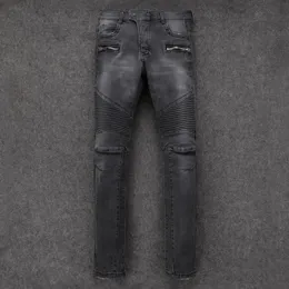 2019, the new brand fashion European and American summer men's wear jeans are men's casual jeans #34-034-35-31