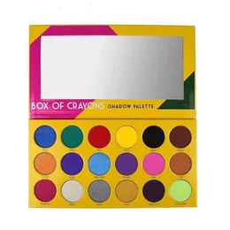 12st Ny Makeup Palette! Box med kritor Kosmetika Ögonskugga Palett 18 Färger Ishadow Paletter Shimmer Matte Eye Beauty