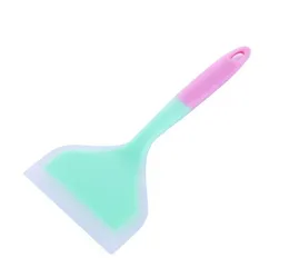 Flatvaror Hot Silicone Cooking Spatula Värmebeständiga Turners Fried Egg Pizza Shovel Non-Stick Cooking Tousils Kök Tillbehör KD1