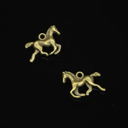 81 st zinklegering charms antik brons pläterade rinnande häst charm för smycken som gör diy handgjorda hängen 22*15mm