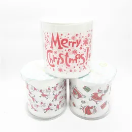 3packs 30m/pack Christmas design Printed napkin Paper Toilet Tissues Roll Novelty Toilet Tissue Wholesale