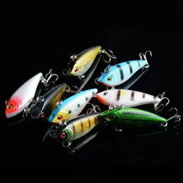 Hot Vibration Lure Bait Minnow Fishing Gear Bionic Przynęty Przynęty Przynęty 3D Oko Wędkowanie Przynęty OPP Torba Packing 6g 5 cm 1 97