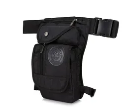 Men Hip Hop Waterproof Nylon Leg Fanny Pack Male Moto & Biker Waist Bags Multi-functional Tactics Belt Bag Travel Pocket