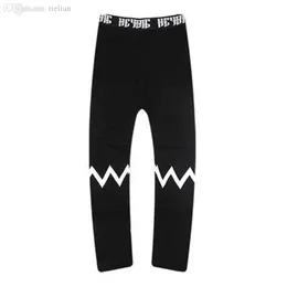 Högkvalitativa Mäns Tight Pants Personality Casual Hip Hop Dans Man Byxor Insektion Skriv ut Joggers Sweatpants Man