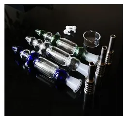 Great Nectar Collector 2.0 Kit 14m with Titanium Tip Titanium Nail Inverted Nail Grade 2 Honey Dab Straw Concentrate Glass