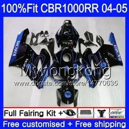 Bacardi Bats Blue Injection +タンクCBR 1000RR 04-05 CBR 1000 RR 2004 2005 275HM.36 CBR1000 RR CBR1000RR 04 05 OEM Body Fairingsキット