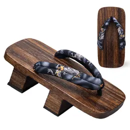 Wooden Geta Slippers For Men, Japanese Onmyoji Cosplay