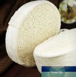 Mjukt fräsch naturlig loofah Luffa Svamp Dusch Spa Body Scrubber Exfoliator Bad Massage Brush Pad Beige Gratis frakt