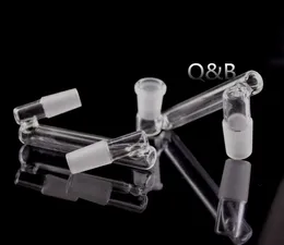 QBsomk szklany adapter opuszczany 10 stylów opcja kobieta mężczyzna 14mm 18mm do 14mm 18mm kobieta szklane adaptery opuszczane do platform wiertniczych szklane bonga