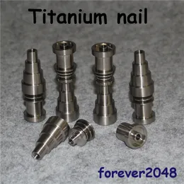 Ручные инструменты 6 в 1 Неуместный титановый ногтя Ti GR2 Nails сустав 10 мм 14 мм 18 мм стеклянный бонг водопроводная труба стеклянные трубы универсальные и удобные