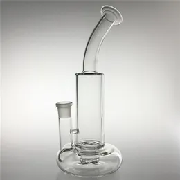 18 mm weibliche Tornado-Wasserbongs aus Glas mit Shisha, 10,6 Zoll dicker Zyklonfilter, Scheibenboden, Becherglas-Recycler-Bong für das Rauchen von Bohrinseln