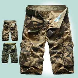 Spot Store Shorts Summer Męskie narzędzia kamuflażowe Solidny kolor zamek błyskawiczny Multi torba Five Point Casual Spodnie dla mężczyzn