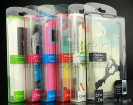 Universal Mobile Phone Case Package PVC Transparent Plastic Retail Packaging Box for iPhone Samsung HTC Cell Phone Case