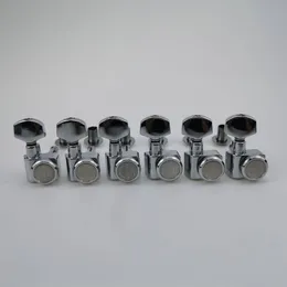 Kerrey 6R Machine Heads Inga skruvar Låsning Tuning Key Pegs Tuners Chrome Gear 1:16