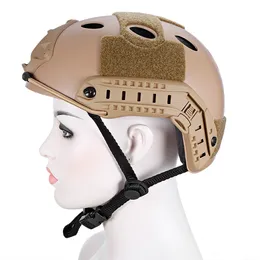Lekki polowanie Tactical Helmet Airsoft Gear CrashWorthy Head Protector Helmets do CS Paintball Game Camping