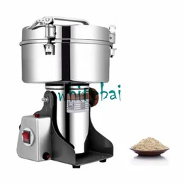 Stor kapacitet 4500g krydda ört salt ris kaffe böna kakao majs peppar sojabönor leaf mill mat pulver grinder maskin