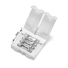 Freeshipping 500PCS 8mm 10mm 2 Pin LED-bandanslutning 4Pin 10mm-kontaktfri svetsning för SMD 5050 5630 Enkelfärg LED-bandljus