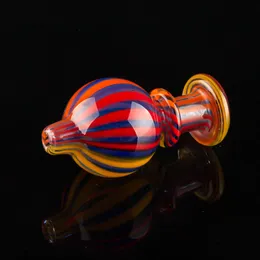 UV colorido de vidro bolha tampa de carboidrato 26 mm para top line top hookahs quartzo banger unhas bongs de cachimbo de água dabla