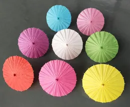 Guarda-sóis de casamento nupcial guarda-chuvas de papel Colorido mini guarda-chuva de artesanato Chinês Diâmetro 20/30/40/60 cm guarda-chuvas de casamento para atacado