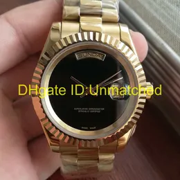 2019 Ny lyxklocka Automatiskt mekaniskt urverk Armbandsur Guld Dold hopfällbar krondesigner Herrklockor 40 mm