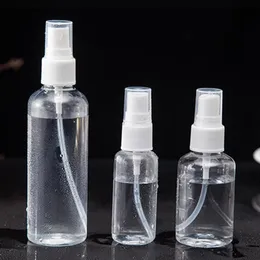20 ml/25 ml/50 ml/100 ml nachfüllbare Flaschen für Reisen, transparenter Kunststoff, Parfümflasche, Zerstäuber, leere kleine Sprühflasche, frei von Giftstoffen und sicher