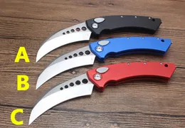 US Italian Style Single Action Folding Automatic Knife 3 Styles D2 Blade Camping Survival Outdoor EDC Self Defense Hunting Auto Knives BM 9400 3400 9600 Godfather 920