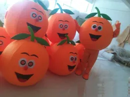 2019 factory hot orange fruit mascot costume suit for any size mascot costume suit Fancy Dress Cartoon Character Party Outfit Suit