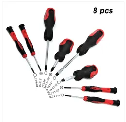 Wholesales!!! Free shipping 2019 TOOLMAN 8pc Philips Flat Cross Point Slotted Screwdriver Set Driver Repair Tool