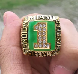1989 Miami Hurricanes National Championship Ring Großhandel Fangeschenk 2024