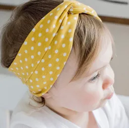 New Infant Baby Cross Knot Headband Hair Head Band Cotton Headwrap Elastic Knot Headband Children Baby Hair Accessories 14564