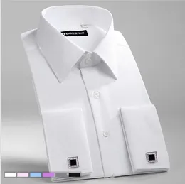New Style Cotton White Men Wedding Prom Dinner Groom Shirts Wear Bridegroom Man Shirt Classic Striped Men Dress Shirts 37--46 316S