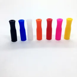 Colorful Silicone Cigarette Holder Mouthpiece Filter Tips Preroll Rolling Mouth Tool Handpipe Portable Innovative Design High Quality