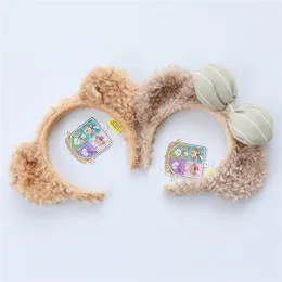 Cute Baby Girls Princess Hair Accessory Kids Little Bear Little Ear Hair Sticks Drum Blugle Corps Fleecy Ear Butterfly Children Hairbands Y2686