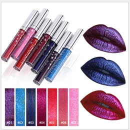 Maquillage brand makeup 7 Color HANDAIYAN glitter flip lip non-stick glass lip gloss in stock with gift make up lip gloss