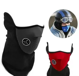 Cykelcykel Motorcykel Halv Ansiktsmask Vinter Varm Utomhus Sport Skidmask Neck Guard Scarf Varm Mask Bästa Pris K0787