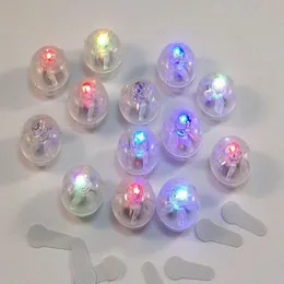 500 sztuk / partia Okrągłe Mini Lampy Balowe Białe Led Balloon Lights na Boże Narodzenie Birthday Party Halloween Dekoracji Hurtownie