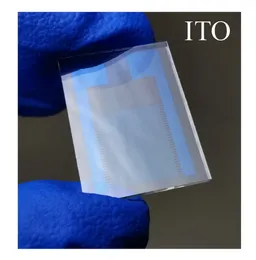 80 mikrometer ITO-film Transparenta interdigiterade elektroder IDE Glas Biosensor Medical Chemical Optical Sensor Chip Stor storlek