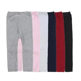 Girls Leggings Kids Solid Tights Candy Color Stretch Pants Soft Knitted Bottom Socks Mid Waist Warm Cotton Fashion Pants Baby Clothing D6380