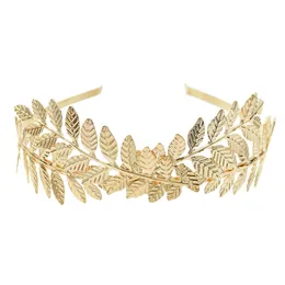 Fashion Greece Gold Silver Plated Alloy Hairband Leaf Shape Girls Bride Headband Wedding Hair Jewelry Wedding Gifts