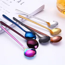 Colored Mini Spoon Stainless Steel 304 Tea Spoon Coffee