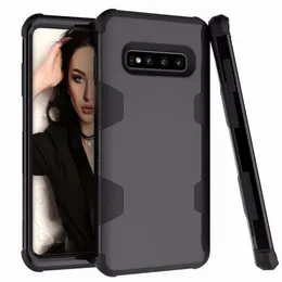 3 W 1 Ochrona Heavy Duty Full Body Twarde Tarcza Armor Wstrząsy Slim Fit Case Pokrywa dla Samsung Galaxy S10 Plus / Galaxy S10