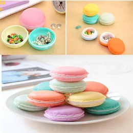 Cute Candy Color Macaron Mini Kosmetyczne Biżuteria Pudełko Biżuteria Box Case Urodziny Prezent Wyświetlacz Macaron Biżuteria Case DC448