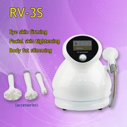 Tragbares 3-in-1-Photonen-HF-Vakuumtherapiegerät RV-3S für Augen-, Gesichts- und Körperbehandlung. Beste Behandlung 3-in-1-Vakuum-Photonen-Gesichtspflege-Anti